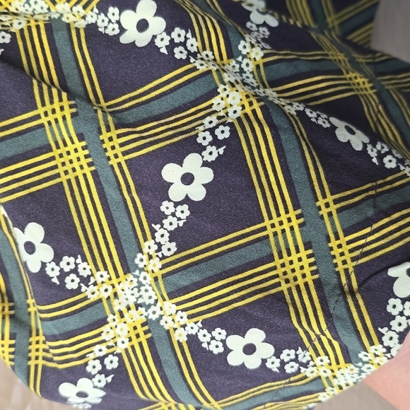 UO Urban Outfitters Womens Emerson Print Pleated Mini Skirt Size XS Wrap - Picture 6 of 11